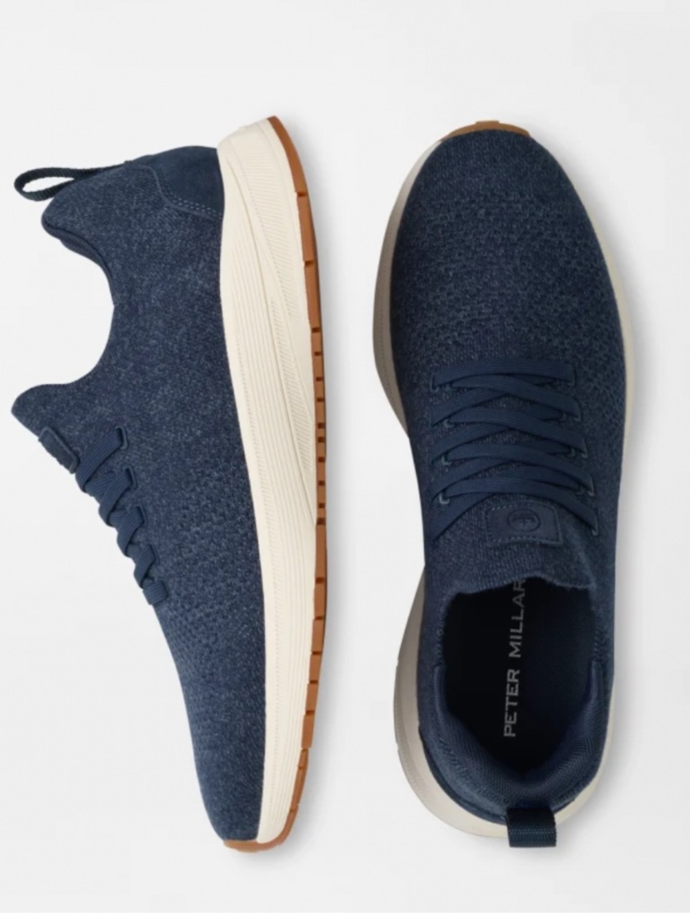 PETER MILLAR Odeon Sneaker Knit Slip On Navy Men’s U.S. Size 12.5